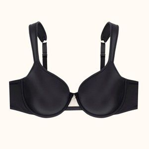 ThirdLove 24/7 Lace Perfect Coverage Bra, 36C, Black